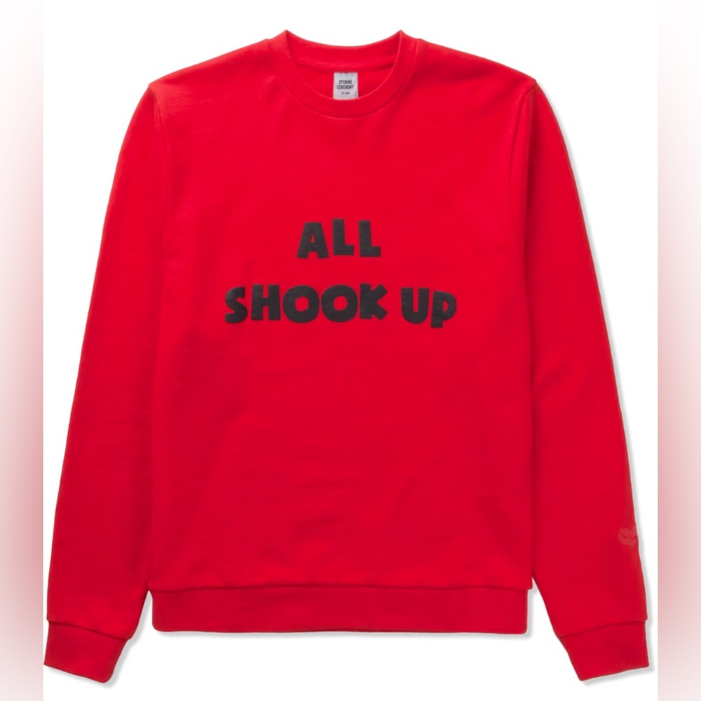 RED OPENING CEREMONY X ELVIS ALL SHOOK UP SWEATER